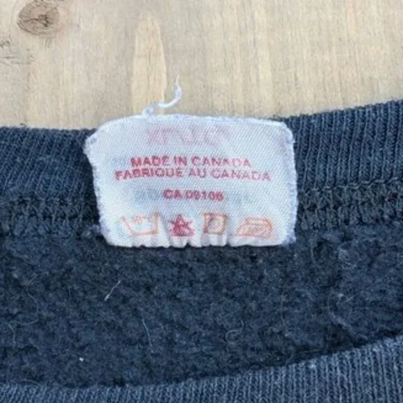 Vintage 90s Tough Hombre Big Rig Trucker Sweatshirt Quest Sportswear XL - Picture 5 of 8